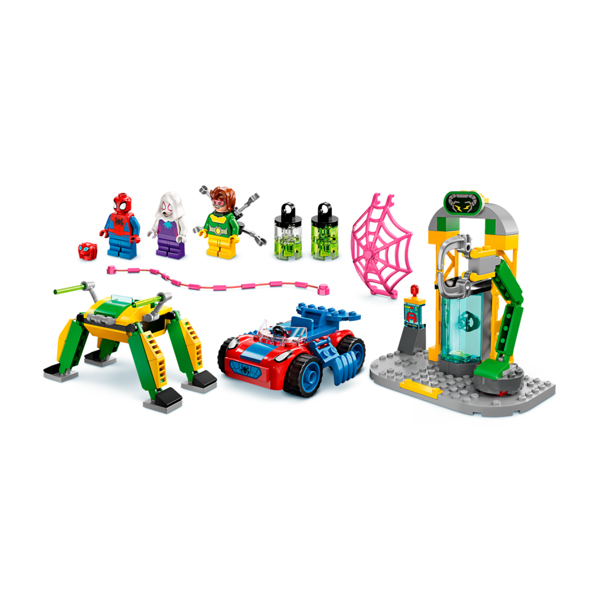 Конструктор LEGO Spidey 10783 Человек-Паук в лаборатории Доктора Осьминога